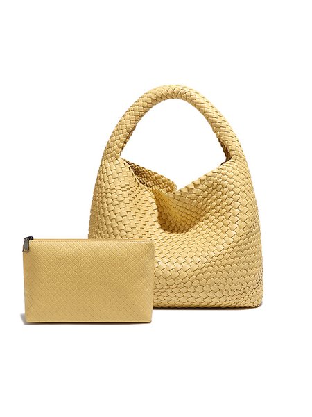 

Casual Shoulder Bag, Yellow, Bags
