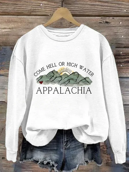

Women's Appalachia StrongPrinted Sweatshirt, White, Hoodies&Sweatshirts