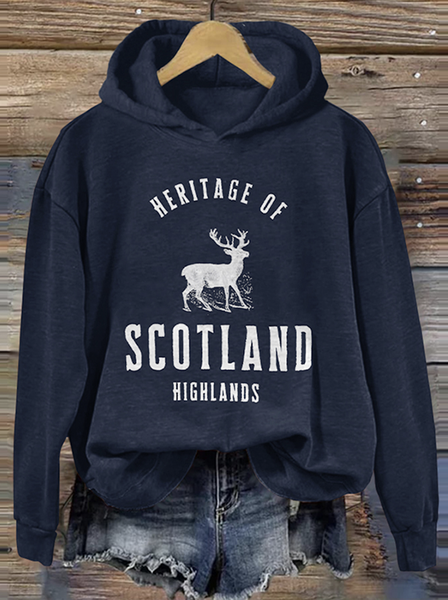 

Scottish deer hooded sweatshirt, Dark blue, Hoodies&Sweatshirts
