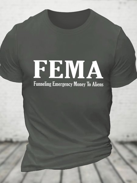 

Fema Classic Cotton T-shirt, Deep gray, T-shirts