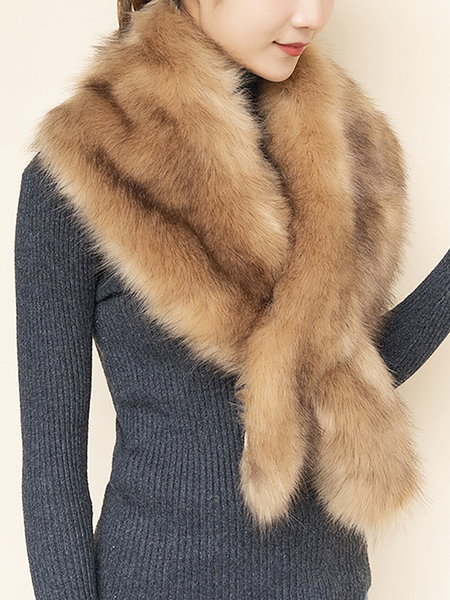 

Plush Shawl Jacket, Camel, Scarves