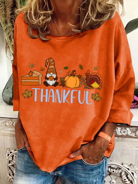 

Gnomes Fall Casual Sweatshirt, Orange, Hoodies&Sweatshirts