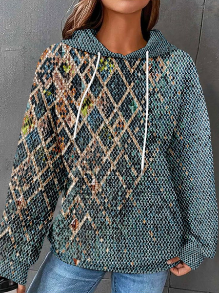 

Casual Hoodie Ethnic Sweatshirt Zipper, Blue, Hoodies & Sweatshirts