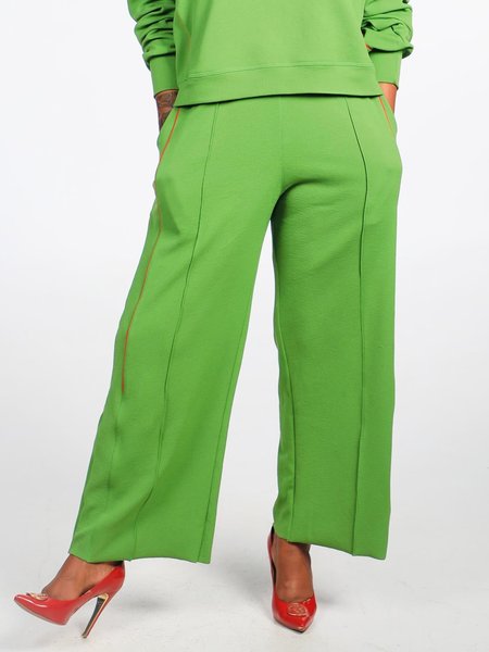 

Casual Color Block Loose Fashion Pants, Green, Pants