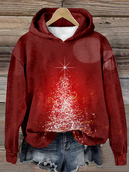 

Casual Hoodie Christmas Sweatshirt Zipper, Red, Hoodies & Sweatshirts