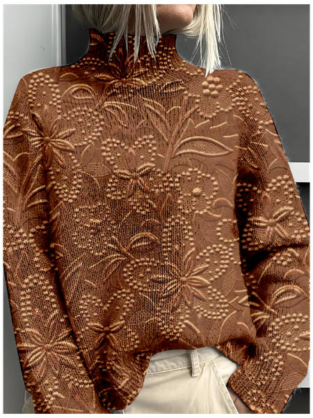 

Vintage Mock Neck 3D Printing Sweatshirt, Coffee, Hoodies & Sweatshirts