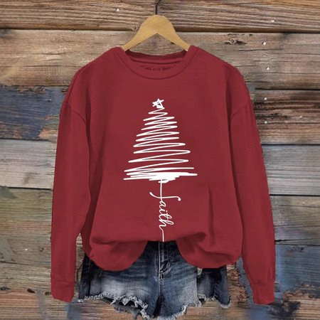 

Casual Crew Neck Christmas Sweatshirt, Color3, Hoodies & Sweatshirts