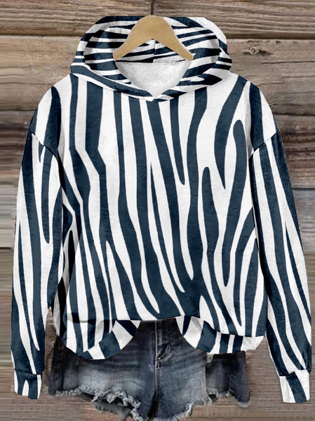 

Casual Hoodie Geometric Sweatshirt Zipper, Blue, Hoodies & Sweatshirts