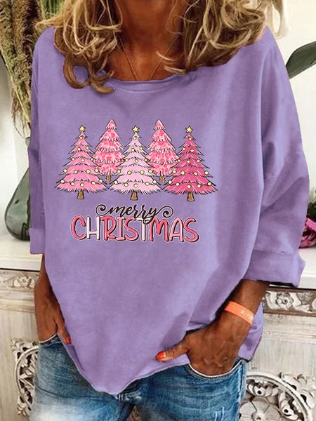 

Pink Tree Christmas Casual Sweatshirt, Lavender, Hoodies&Sweatshirts