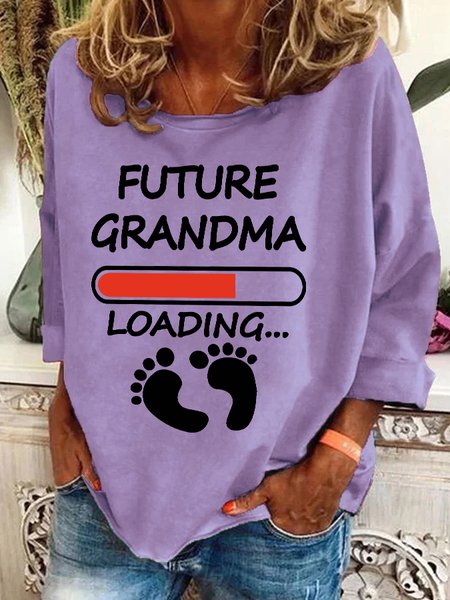 

Future Grandma Loading Casual Sweatshirt, Lavender, Hoodies&Sweatshirts