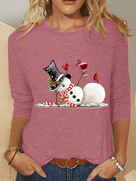 

Christmas Wine Funny Long sleeve Shirt, Watermelon, Long sleeves