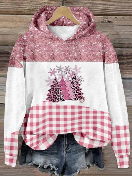 

Casual Hoodie Christmas Sweatshirt, Pink, Hoodies & Sweatshirts