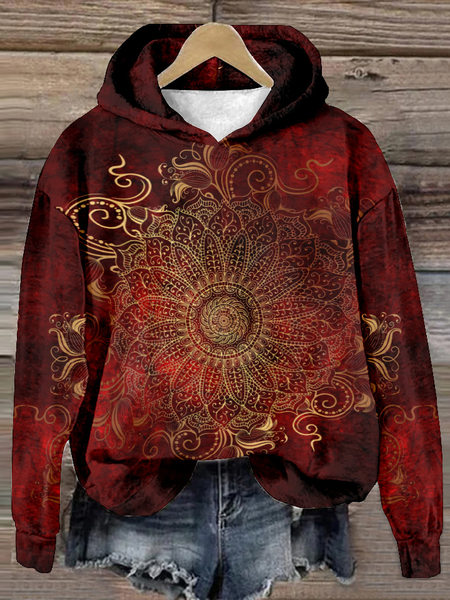 

Casual Hoodie Ethnic Sweatshirt, Wine red, Hoodies & Sweatshirts