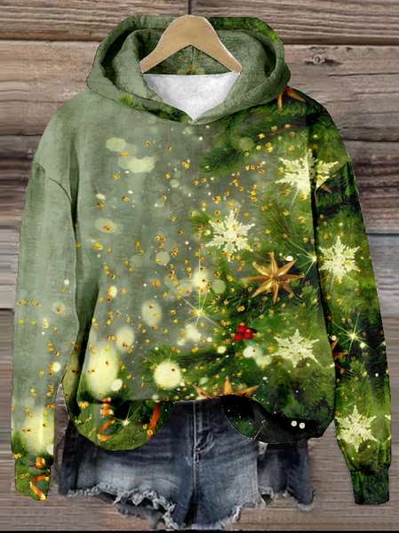 

Casual Hoodie Christmas Sweatshirt, Green, Hoodies & Sweatshirts