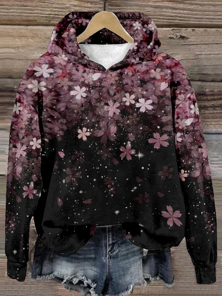 

Casual Christmas Loose Sweatshirt, Black, Hoodies&Sweatshirts