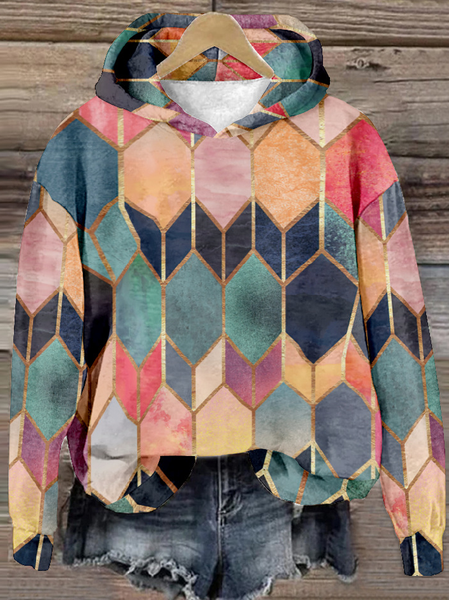 

Casual Hoodie Floral Sweatshirt, Multicolor, Hoodies & Sweatshirts