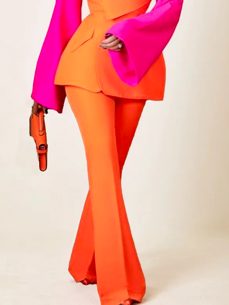 

Urban Plain Fashion Pants, As picture, Pants