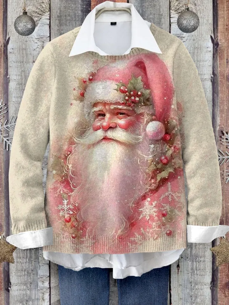 

Casual Crew Neck Christmas Sweatshirt Zipper, Color5, Hoodies & Sweatshirts