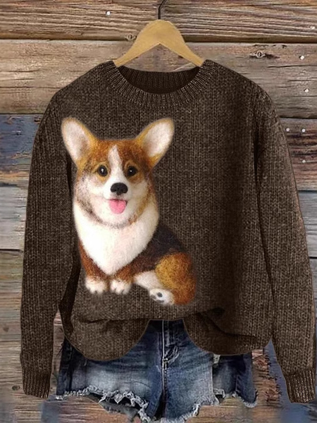 

Casual Crew Neck Animal Sweatshirt, Color4, Hoodies & Sweatshirts