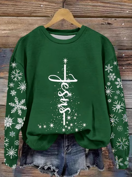 

Casual Crew Neck Christmas Sweatshirt, Color3, Hoodies & Sweatshirts