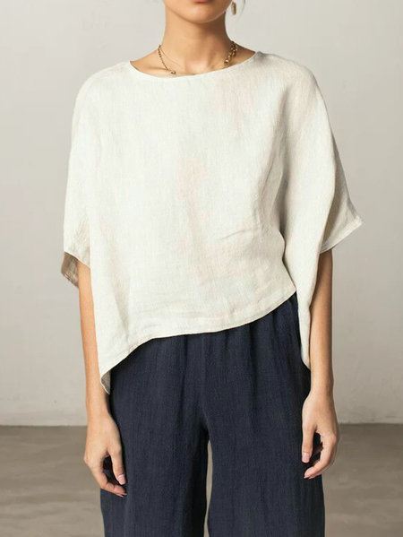 

Linen Loose Cotton And Linen Blouse, Apricot, Blouses & Shirts