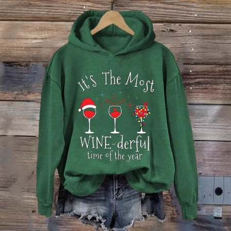 

Casual Hoodie Floral Sweatshirt, Green, Hoodies & Sweatshirts