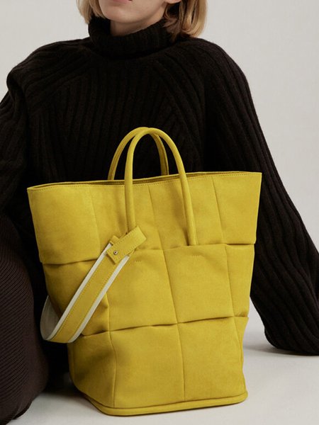 

Casual Shoulder Bag, Yellow, Accessories