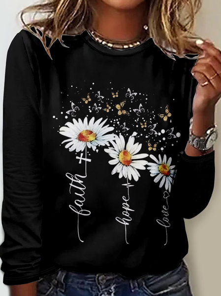 

Jersey Casual T-Shirt, Color3, Long sleeves