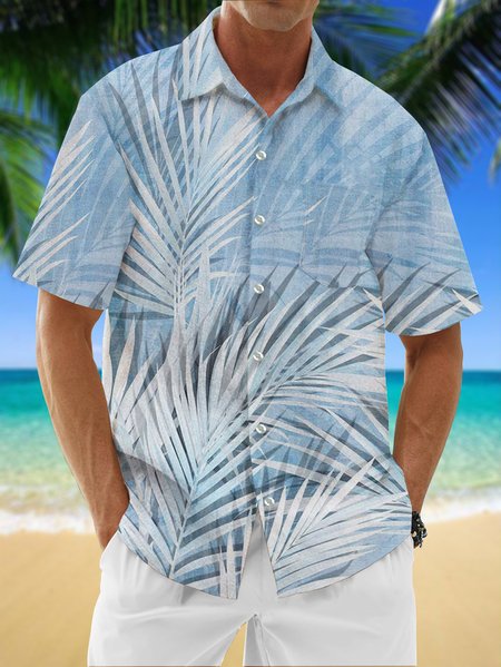 Moisture-Wicking Tropical Hawaiian Shirt SHORT SLEEVE SHIRTS