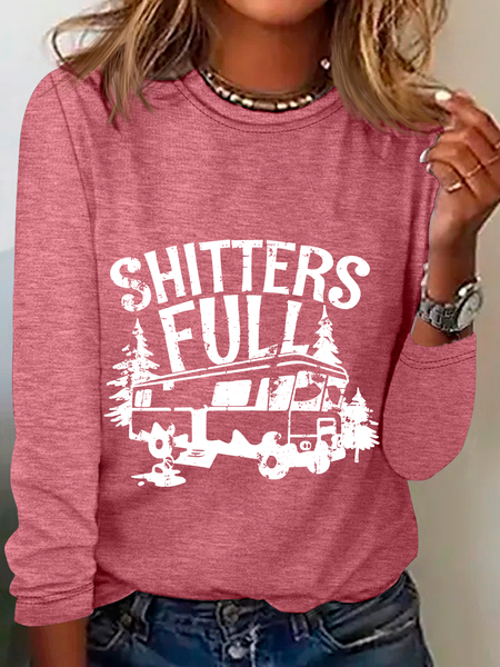 

Retro Shitters Full Griswold Christmas Tree Casual Long Sleeve Shirt, Watermelon, Long sleeves
