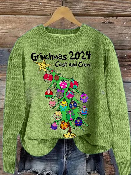 

Casual Crew Neck Text Letters Sweatshirt, Green, Hoodies & Sweatshirts