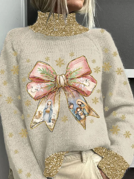 

Casual Turtleneck Butterfly Sweatshirt, Khaki, Hoodies & Sweatshirts