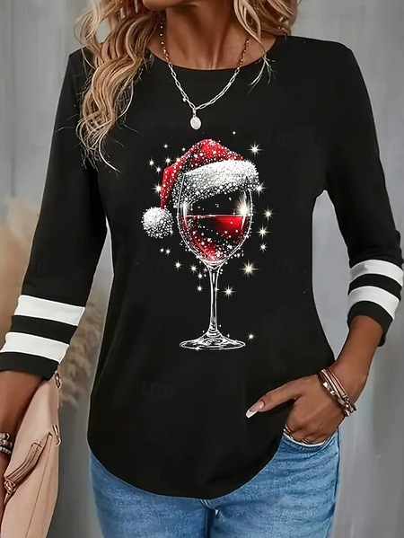 

Christmas Glass Long sleeve Shirt, Color1, Long sleeves