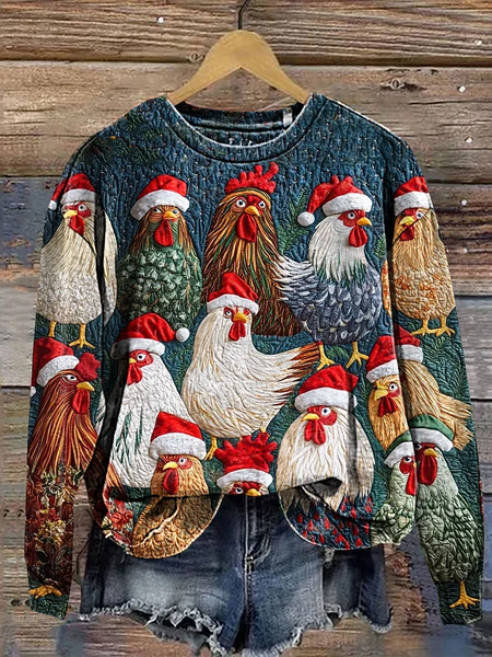 

Casual Crew Neck Turkey Sweatshirt, Multicolor, Hoodies & Sweatshirts