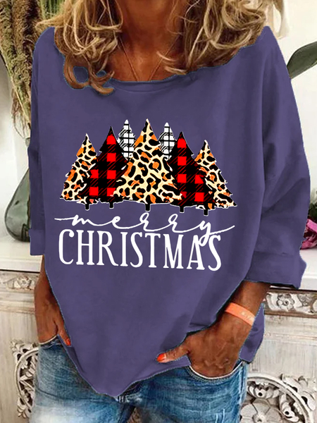 

Christmas Tree Casual Sweatshirt, Deep purple, Hoodies&Sweatshirts