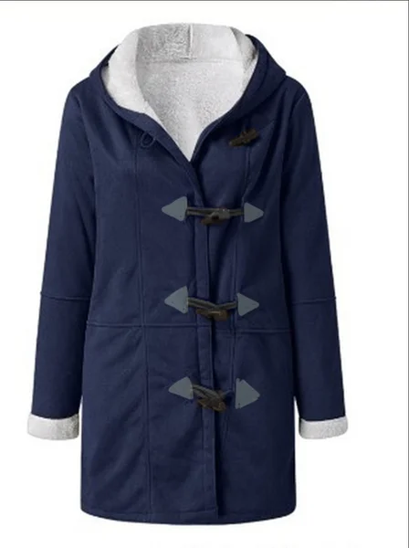 

Hoodie Casual Jacket, Navy blue, Outerwear