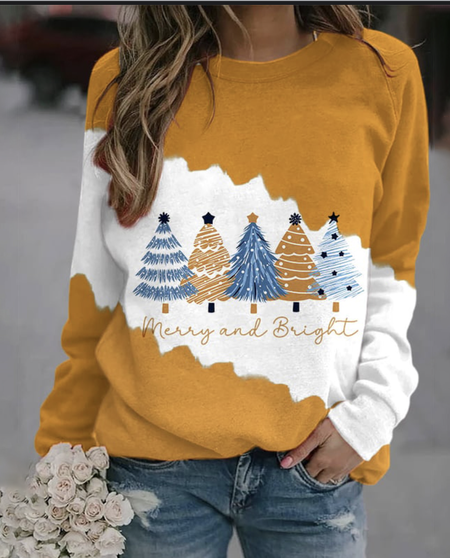 

Casual Crew Neck Text Letters Sweatshirt, Yellow, Hoodies & Sweatshirts