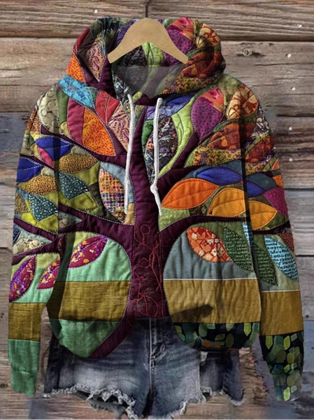 

Casual Hoodie Floral Sweatshirt, Multicolor, Hoodies & Sweatshirts