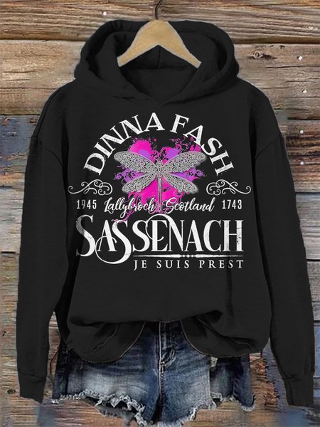 

Casual Hoodie Text Letters Hoodie, Black, Hoodies & Sweatshirts
