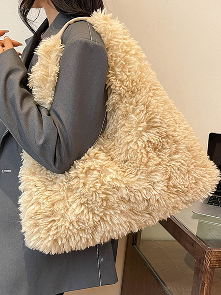 Casual Clutch Bag, Khaki, Bags