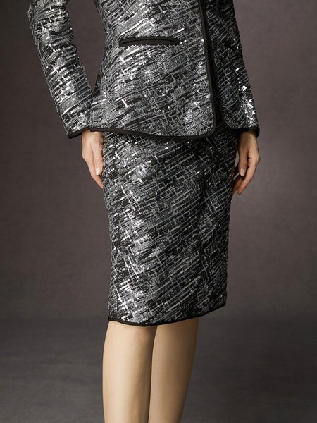 

Urban Sequin Skirt, Black-silver, Skirts