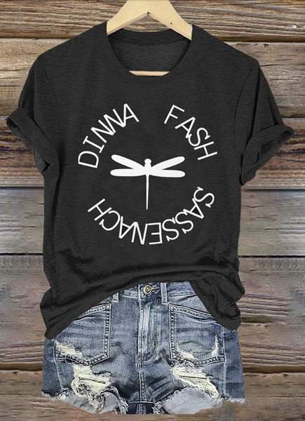 

Vintage Animal Crew Neck Short Sleeve T-shirt, Black, T-shirts