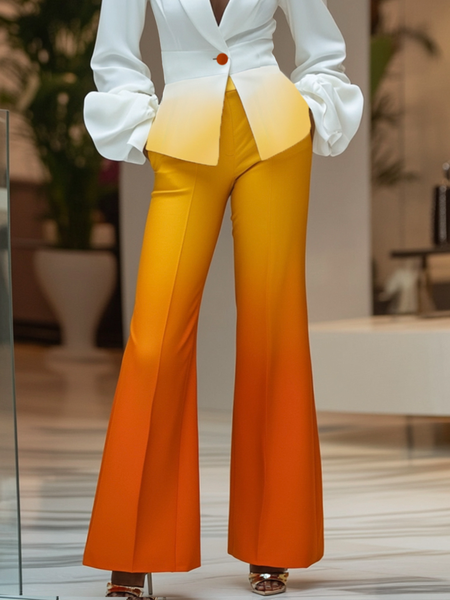 

Urban Ombre Flare Pants, As picture, Pants