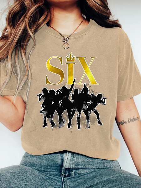 

Vintage Animal Crew Neck Short Sleeve T-shirt, Khaki, T-shirts