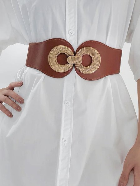Urban Plain Belt, Light brown, Belts