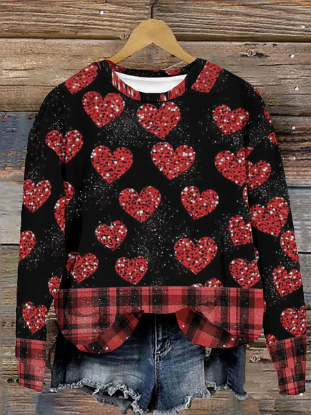 

Valentine's Day Sweatshirt, Black, Hoodies&Sweatshirts
