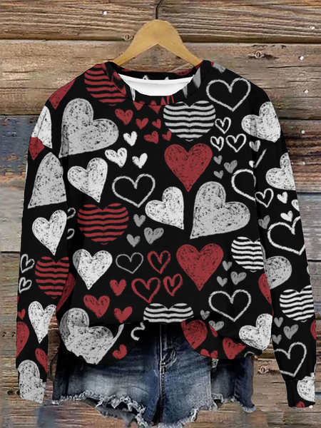 

Valentine's Day Sweatshirt, Black, Hoodies&Sweatshirts
