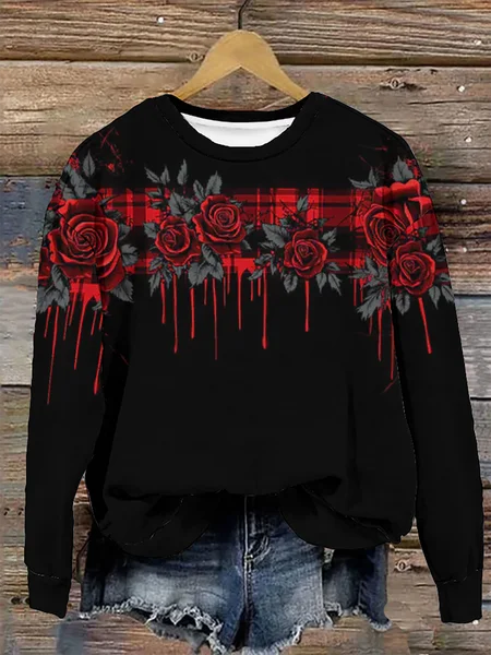

Valentine's Day Sweatshirt, Black, Hoodies&Sweatshirts