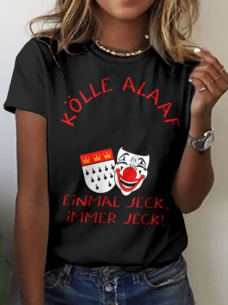 

Vintage Animal Crew Neck Short Sleeve T-shirt, Black, T-shirts