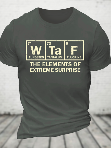 

The Extreme Element Of Surprise Cotton T-Shirt, Deep gray, T-shirts
